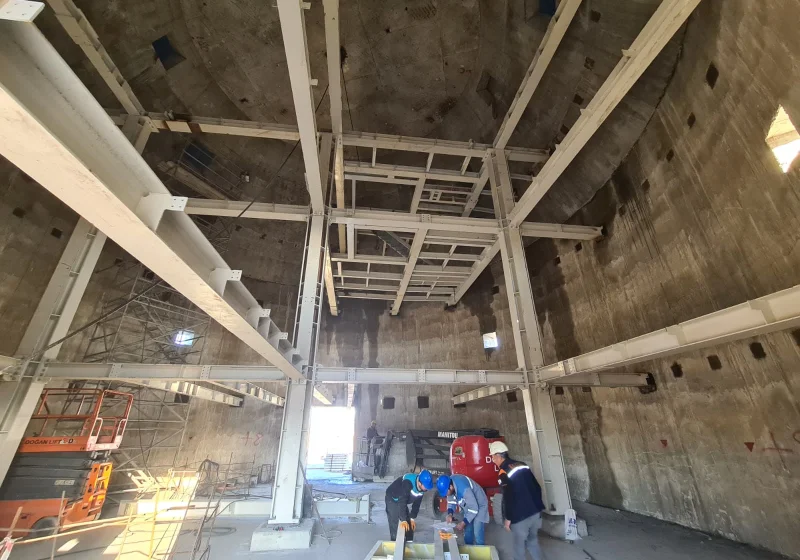 Sankoport 12.000 Ton Kapasiteli Çimento Silosu Dolum Ve Boşaltım Sistemleri