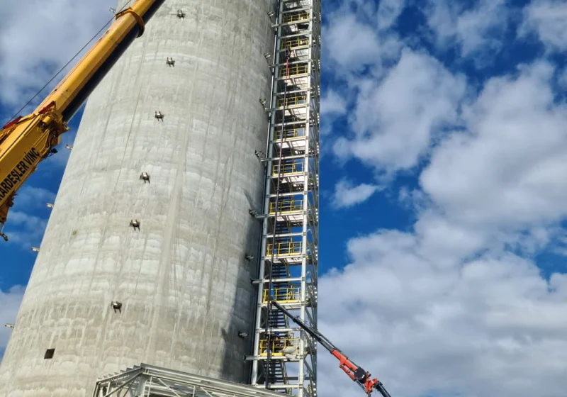 Sankoport 12.000 Ton Kapasiteli Çimento Silosu Dolum Ve Boşaltım Sistemleri